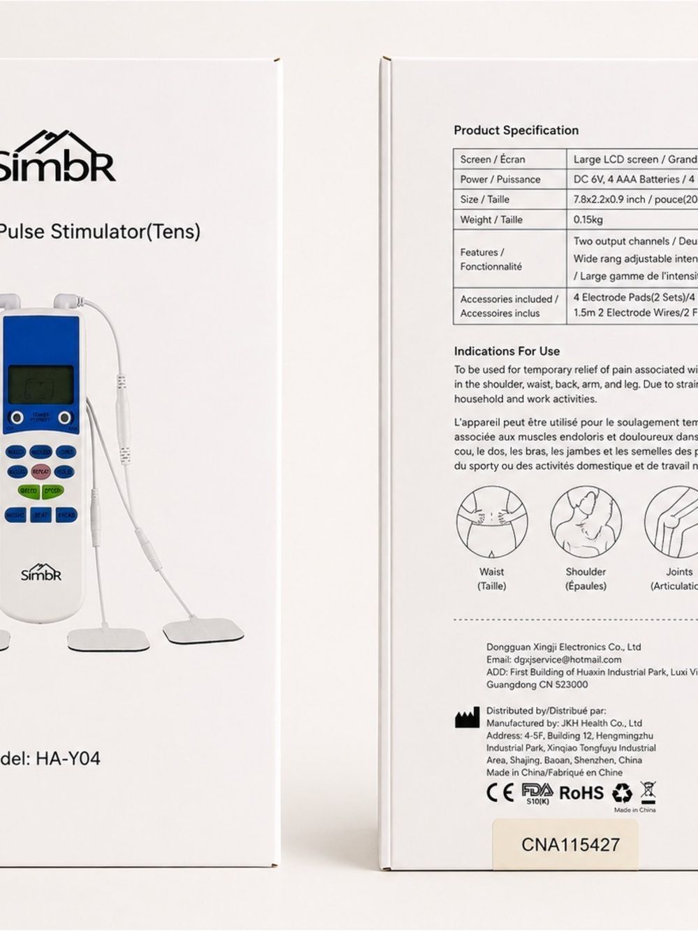 Simbr Electronic Pulse Stimulator (TENS)